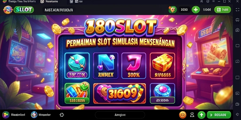 Tampilan menarik gameplay simulasi slot di 180SLOT.