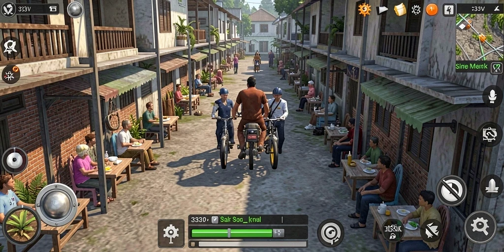 Tampilan gameplay 333V yang menarik dan interaktif.
