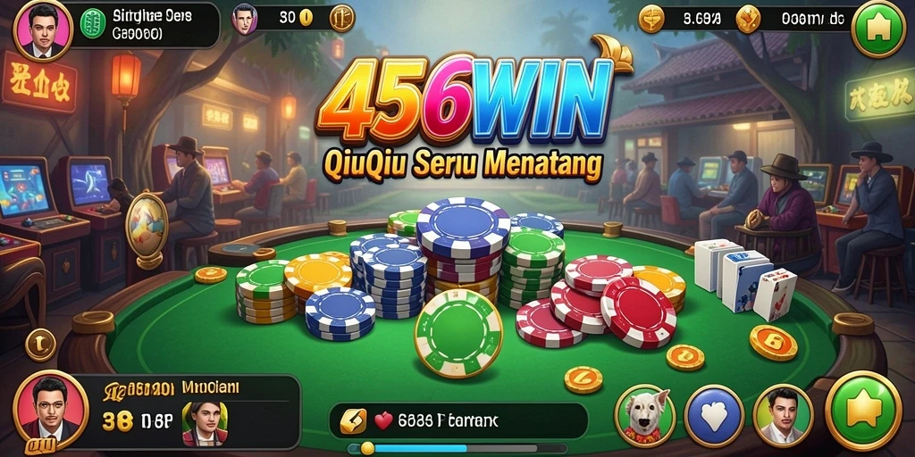 Tampilan gameplay QiuQiu yang mendebarkan di 456WIN.