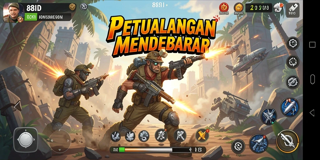 Tampilan gameplay seru dari 88ID dengan grafis yang menakjubkan.