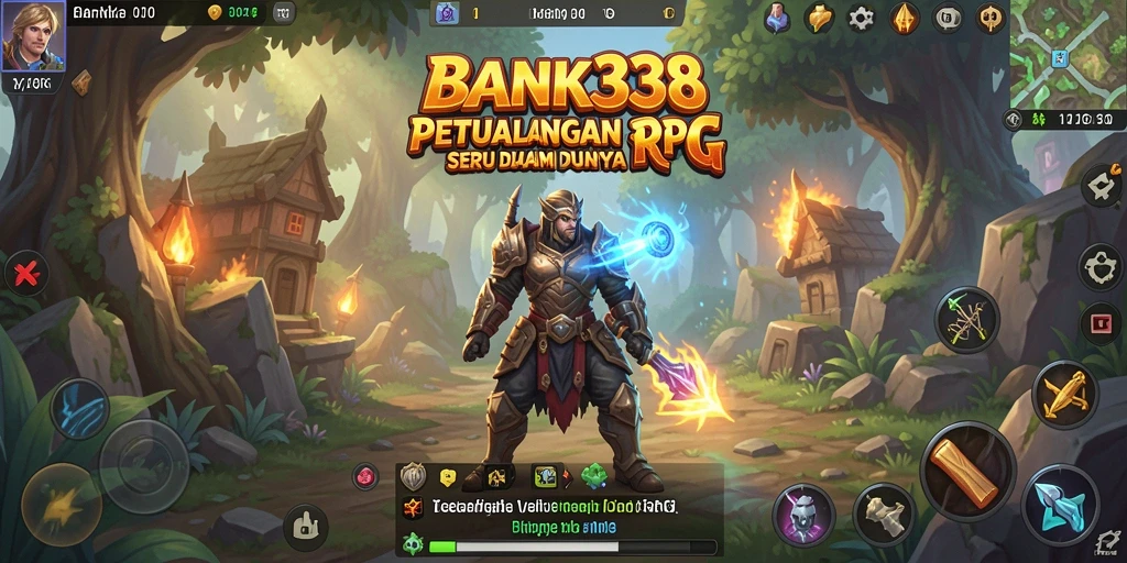 Tampilan gameplay RPG yang seru dan menarik dalam BANK338.