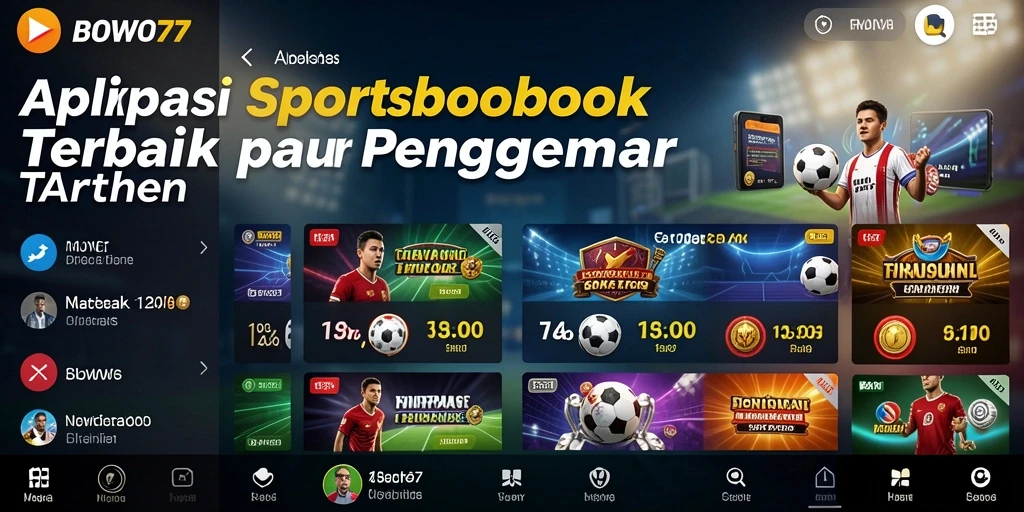 Tampilan menarik dari gameplay Sportsbook di BOWO77.