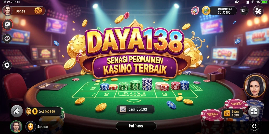 Tampilan gameplay mendebarkan dari permainan Kasino DAYA138.