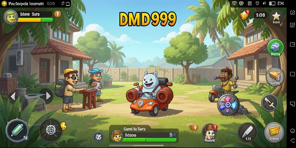 Tampilan menawan dari gameplay DMD999 yang mengasyikkan.