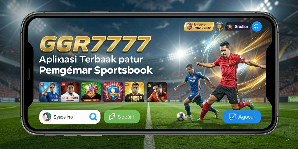 Screenshot GGR7777 menampilkan tampilan menarik dari fitur taruhan olahraga.