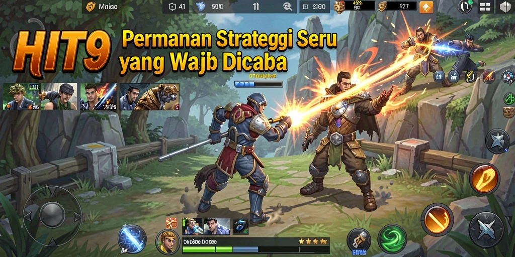 Tampilan gameplay HIT9 yang seru dan mendebarkan.