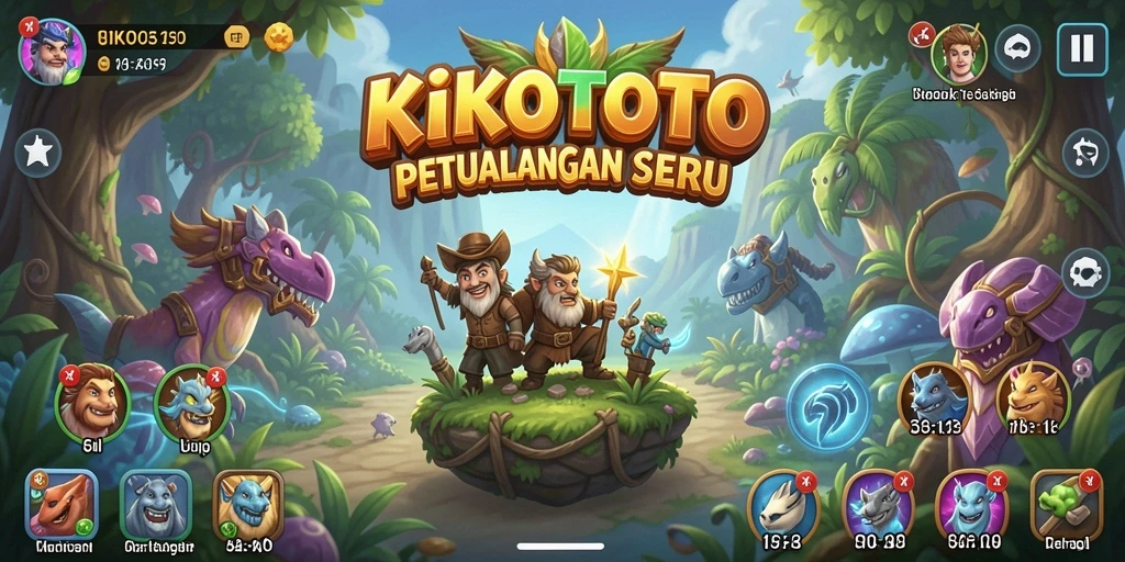 Gameplay seru dalam KIKOTOTO, penuh aksi dan teka-teki.