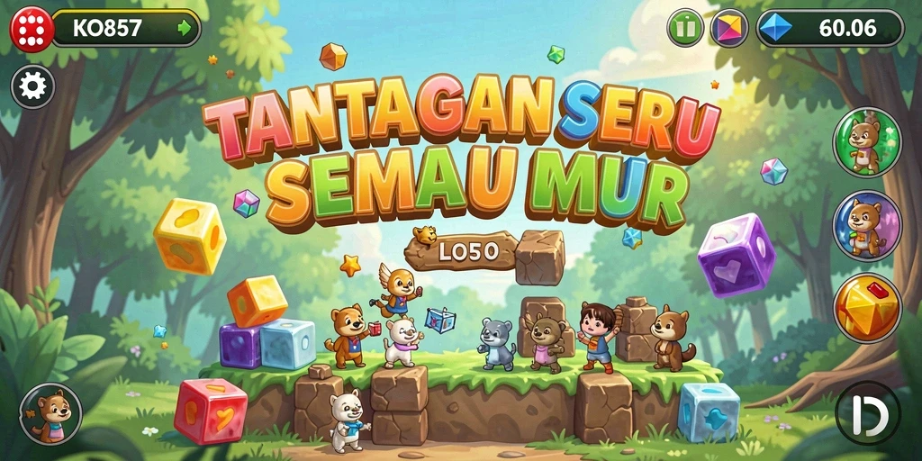 Tampilan gameplay KO857 saat menyelesaikan teka-teki Puzzle.
