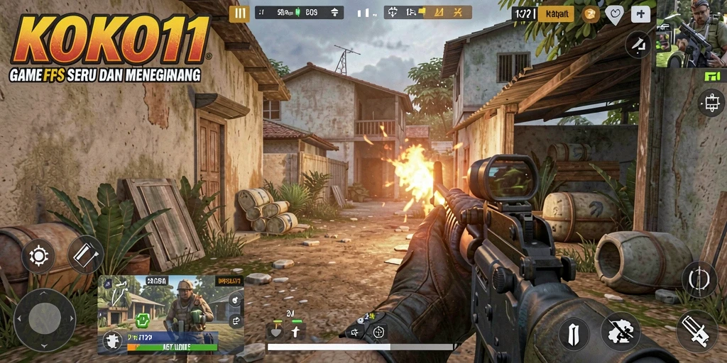 Gameplay intens KOKO11 dengan grafis memukau dan aksi seru.