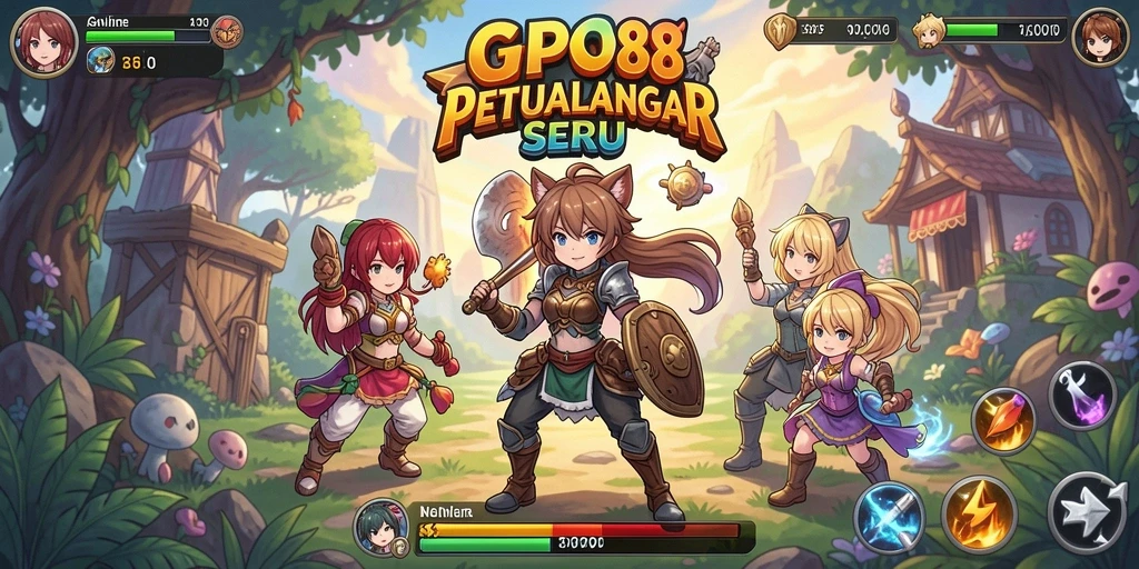 Gameplay seru LPO88 menampilkan karakter Anime ikonik dalam aksi.