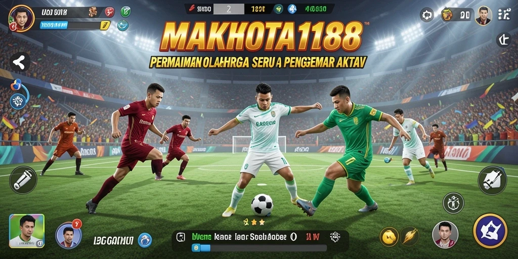 Gameplay seru dalam MAHKOTA188 dengan aksi olahraga yang mendebarkan.