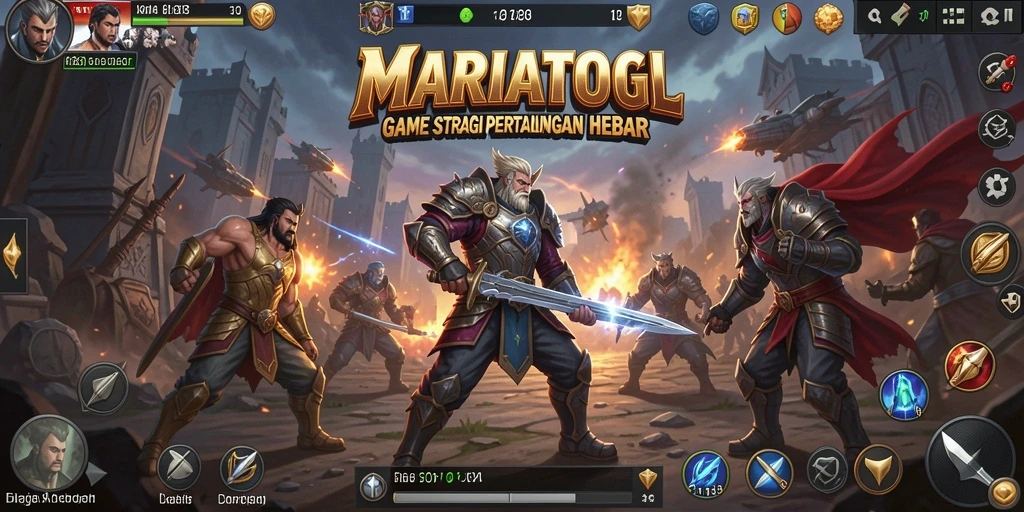 Gameplay seru MARIATOGL dengan strategi pertempuran yang mendalam.