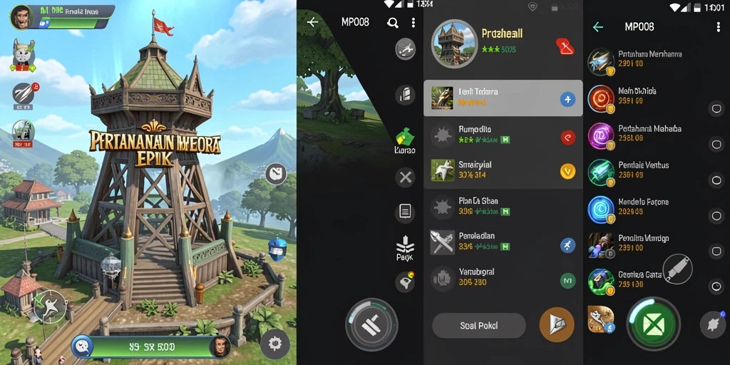 Screenshot gameplay MPO08 menampilkan pertarungan seru melawan musuh.