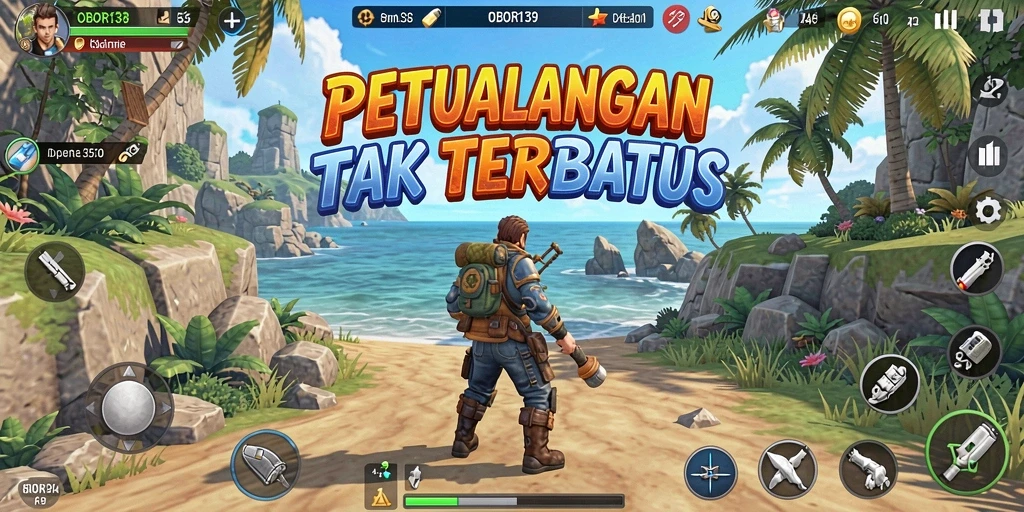 Tampilan menarik dari gameplay OBOR138 dalam dunia terbuka.