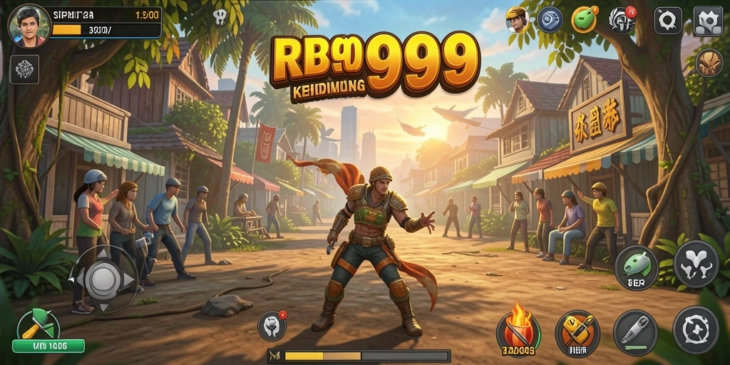 Screenshot gameplay RR999 menunjukkan interaksi karakter dalam pengalaman simulasi.