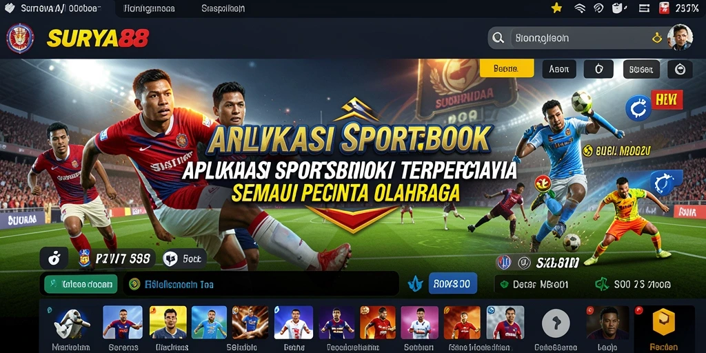 Tampilan menarik dari gameplay Sportsbook di SURYA88.