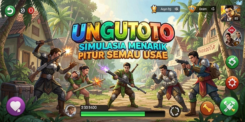 Screenshot UNGUTOTO menampilkan gameplay simulasi yang realistis dan menarik.