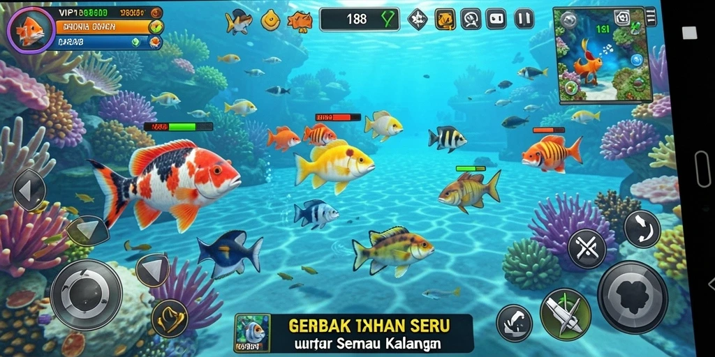 Gameplay seru menembak ikan dengan grafis memukau di VIP188.