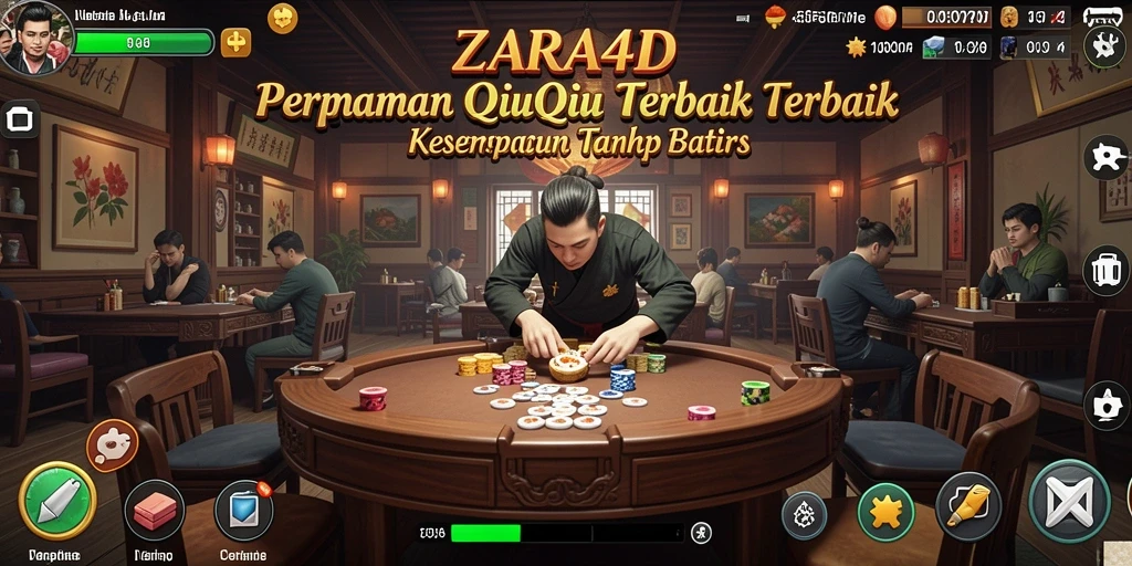 Gameplay QiuQiu ZARA4D yang menegangkan dan adiktif.